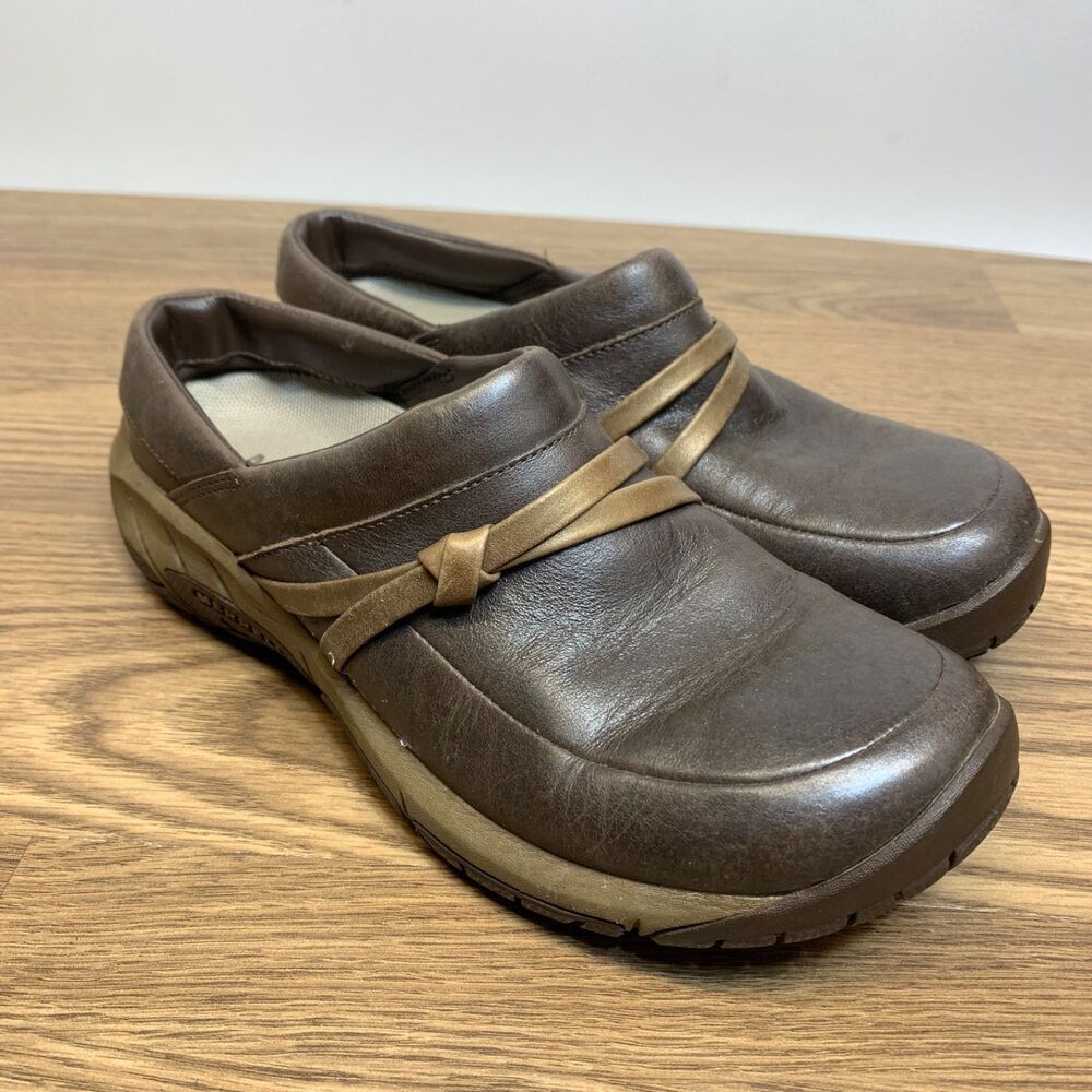 Merrell Bracken Slip On Mule Women's Size 7 Brown Leather Brown Leather J61940
